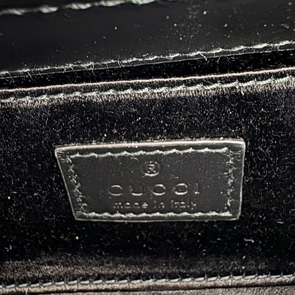 Gucci Black leather horsebit Quilted Leather Shoulder Bag small - Picture 9 of 12